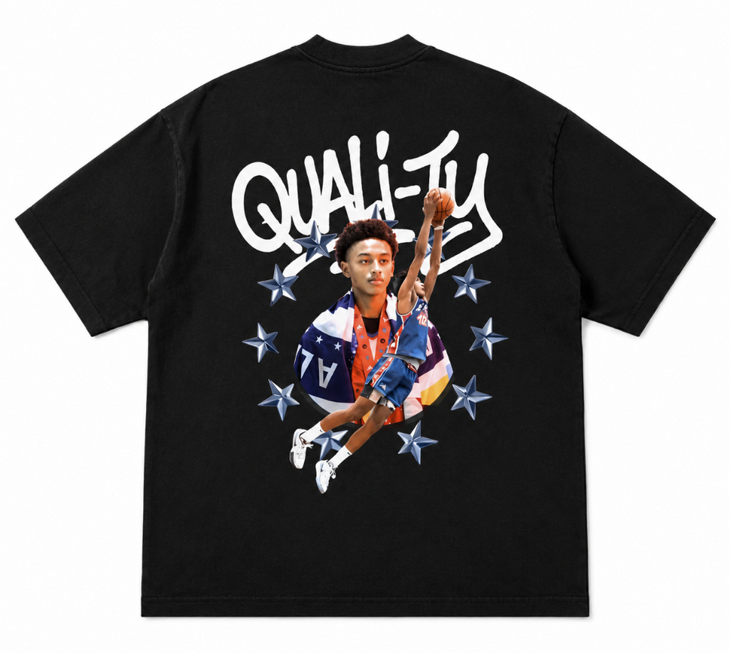 USA TEE - BLACK