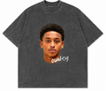 BIG FACE TEE - FADED BLACK